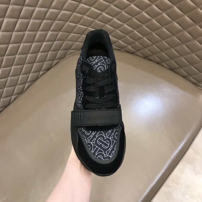 Monogram Print Nylon Sneakers