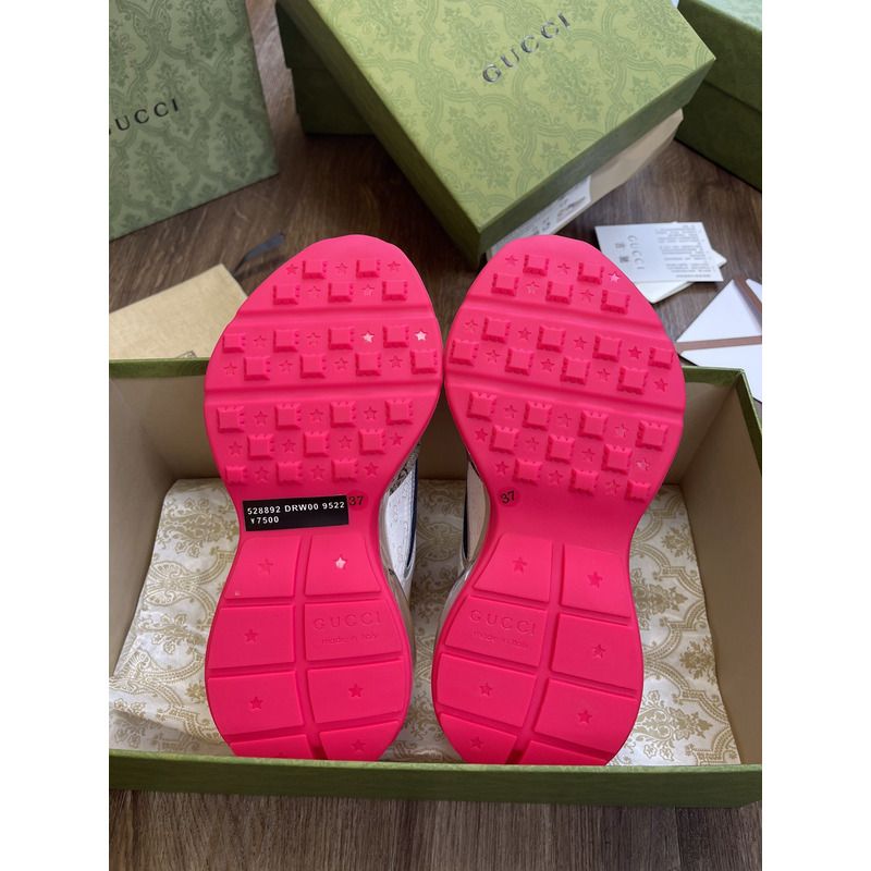 g*u*i g*u*i rhyton gg-S*p*e canvas trainers beige/blue