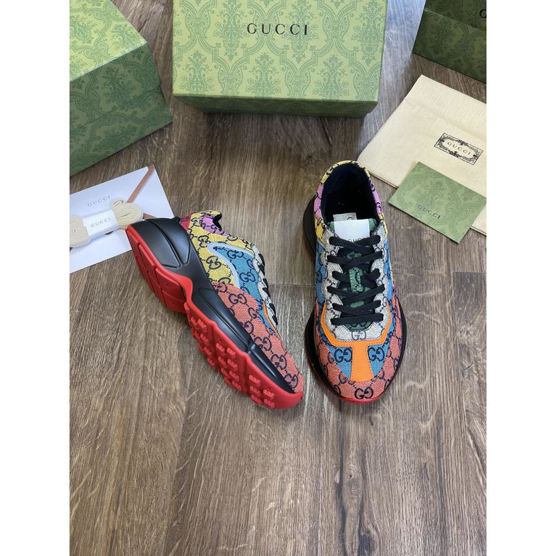 G*u*i mens rhyton gg multicolor black sneaker