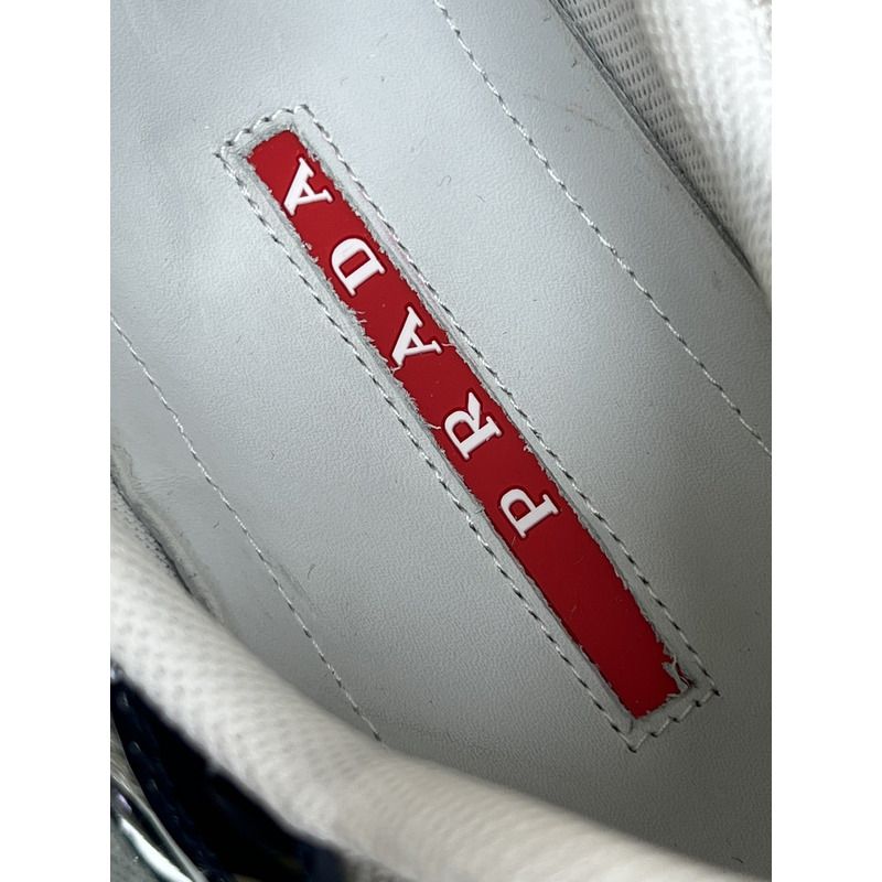 Mens Americas Cup Patent Leather Patchwork Sneakers In Multicolour