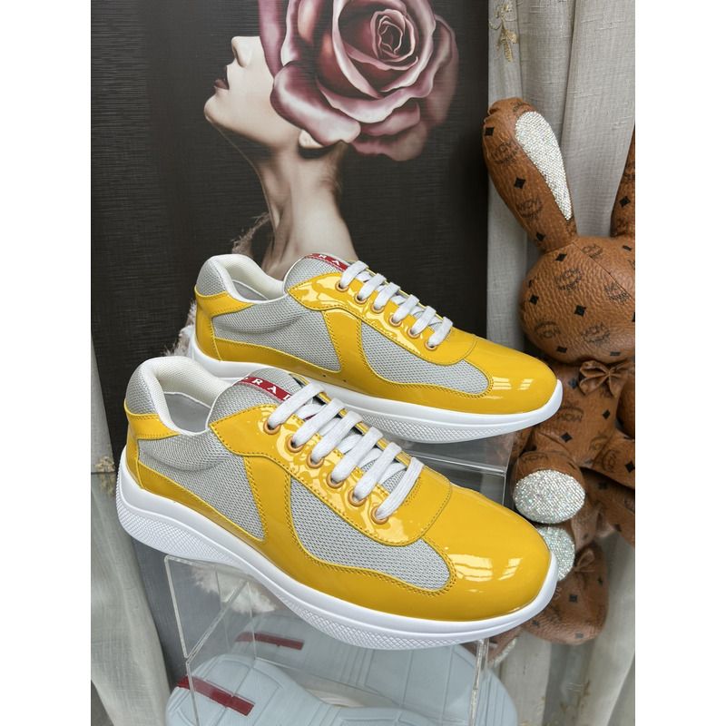 Pra*a americas cup sneakers gold/silver