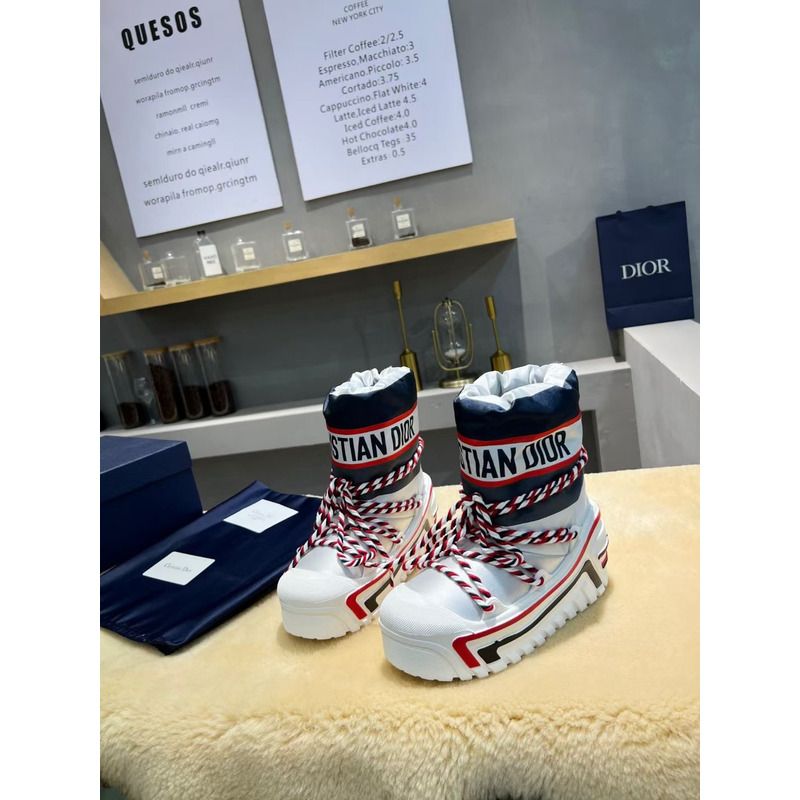 D*or alps snow ankle boot shinny white