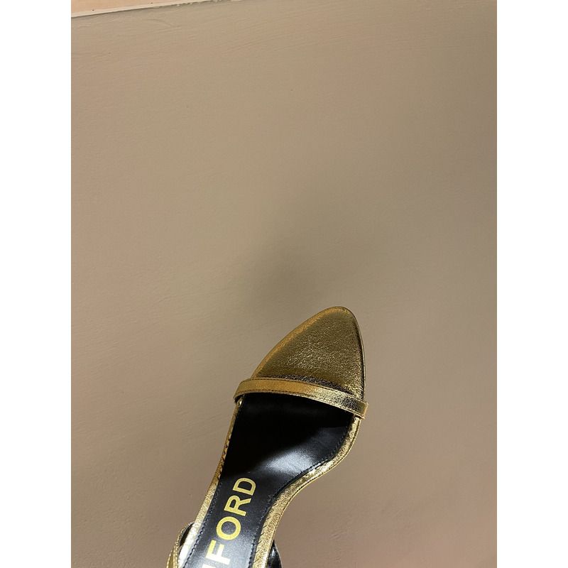 Tom Ford Golden PADLOCK SANDALS