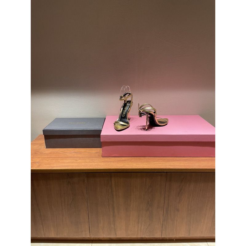 Tom Ford Golden PADLOCK SANDALS