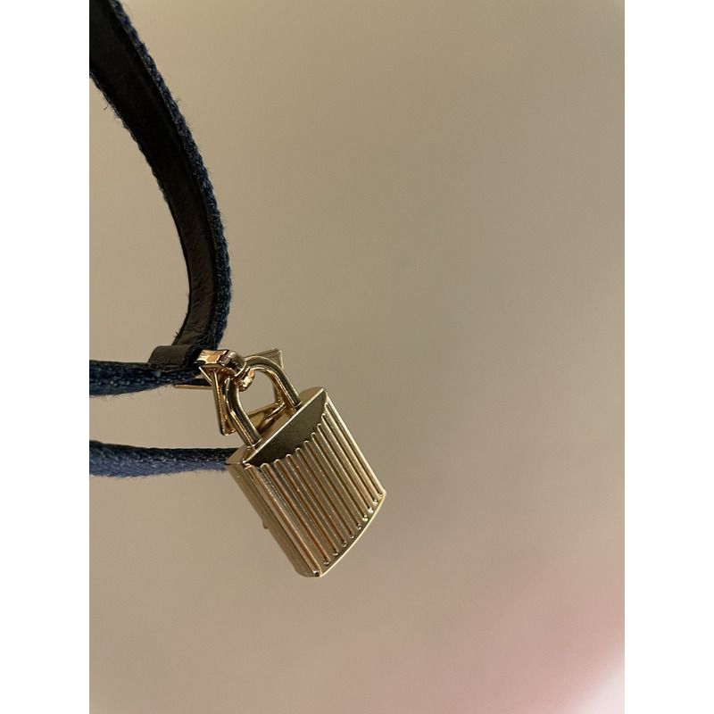 Tom Ford DENIM PADLOCK SANDALS IN BLUE