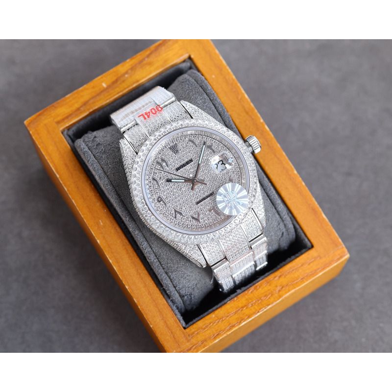 luxury quality rolex gypsophila watch set with top swarovski Di*m*nds