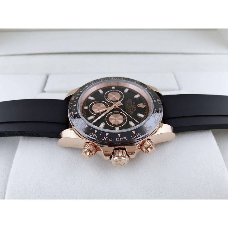 Rolex Cosmograph Daytona Everose Cerachrom Black Oysterflex M116515LN-0057