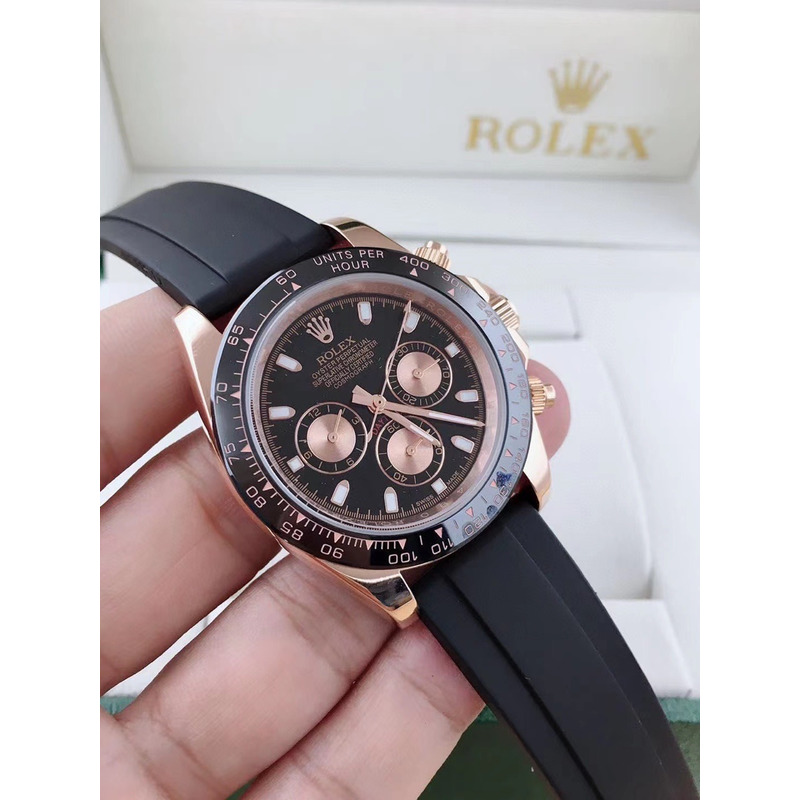 Rolex Cosmograph Daytona Everose Cerachrom Black Oysterflex M116515LN-0057
