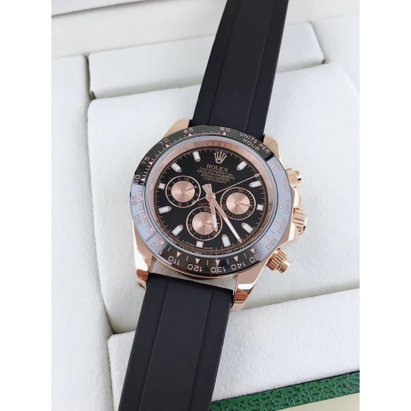 Rolex Cosmograph Daytona Everose Cerachrom Black Oysterflex M116515LN-0057