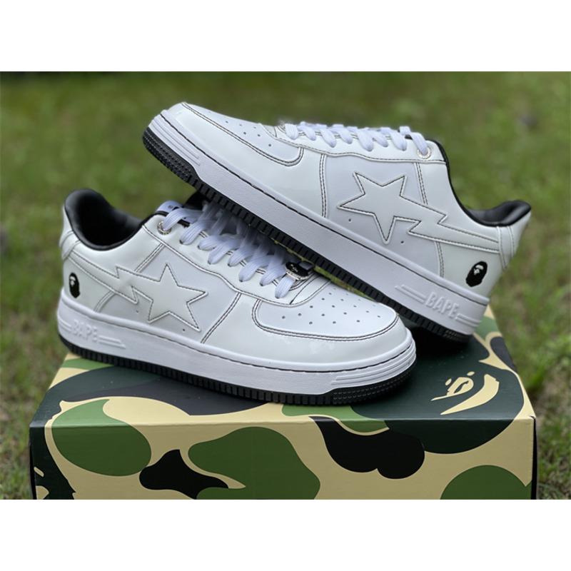 A Bathing Ape Bape Sta Low Sneaker White