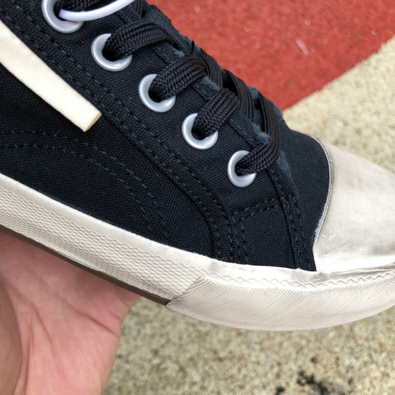 Ba*len*cia*ga paris mid destroyed sneaker black