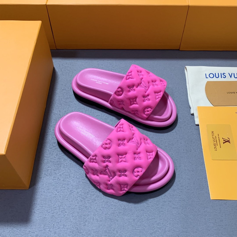 l**is V*t*n pool pillow comfort mule fuchsia