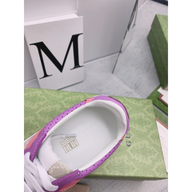 G*u*i chunky b sneaker pink and purple