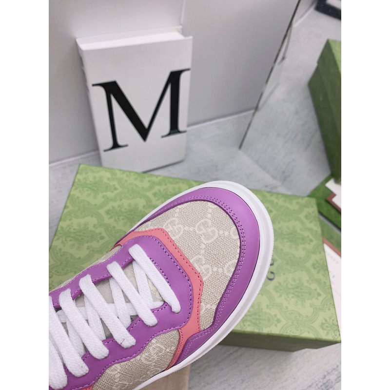 G*u*i chunky b sneaker pink and purple
