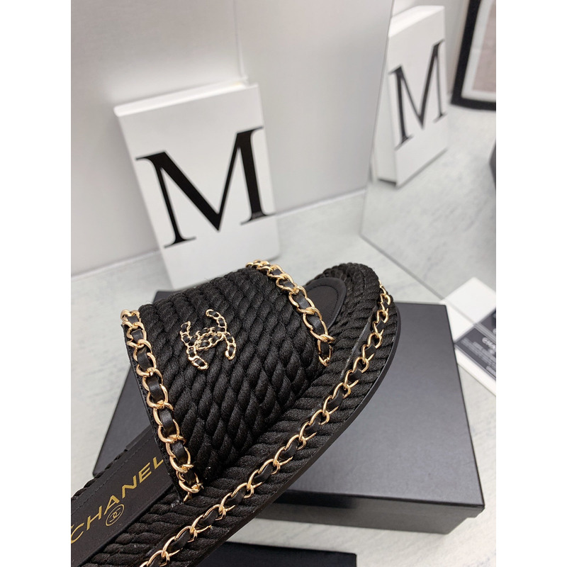 Ch*el interlocking cc logo slides black