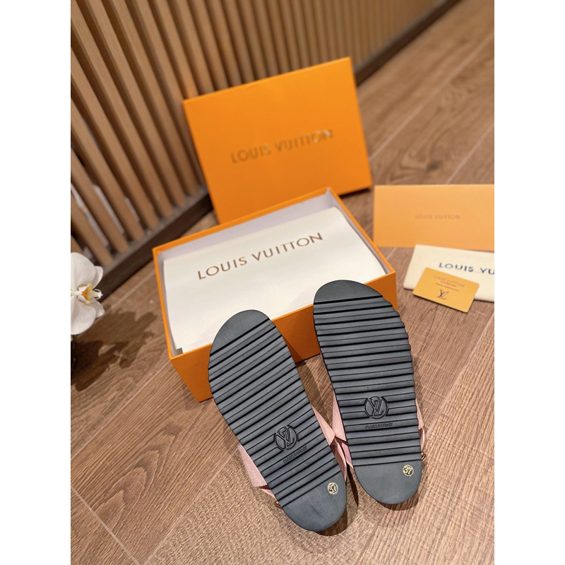 Lv Paseo Comfort Flat Sandals Pink