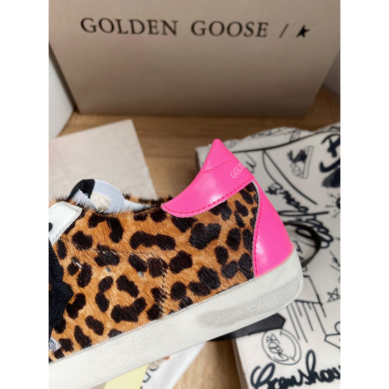 golden goose S*perstar sneaker  black laces pink tongue