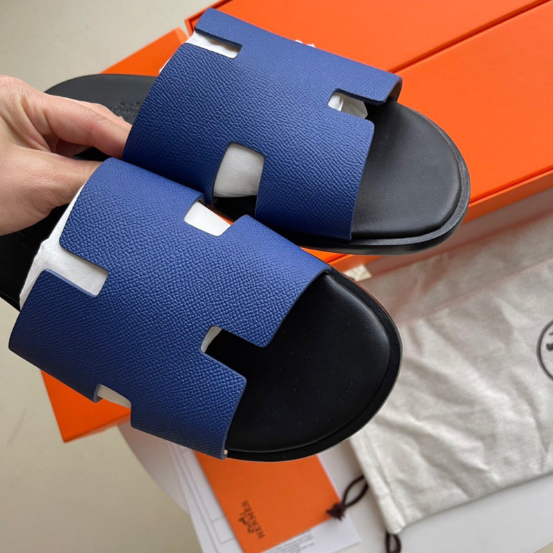 H**mes izmir sandals blue