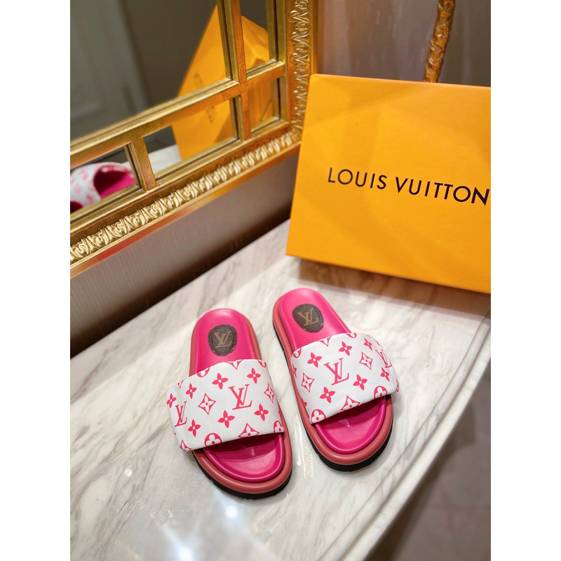 l**is V*t*n pool pillow comfort mule rose red