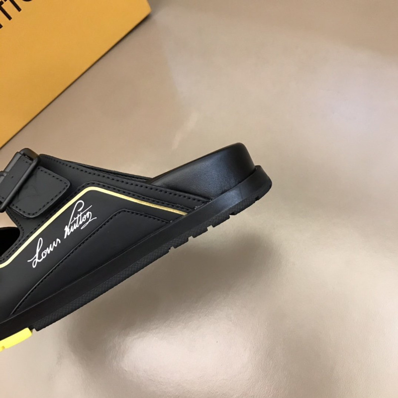 l**is V*t*n trainer mule black &yellow