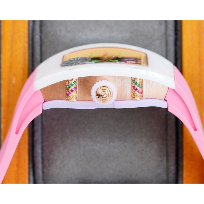 Richard Mille – Pink Strap White Case