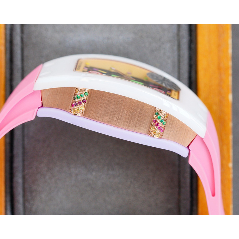 Richard Mille – Pink Strap White Case
