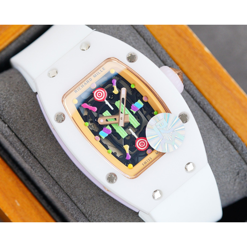 Richard Mille – White Strap White Case