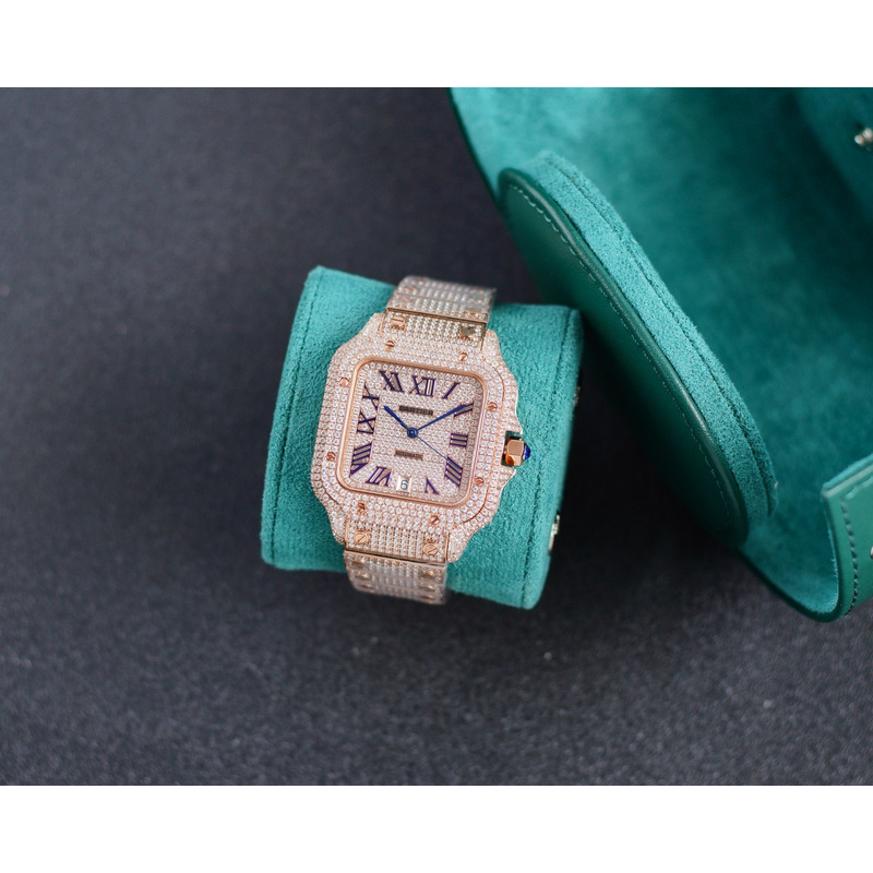 cartier santos de cartier Di*m*nds watches