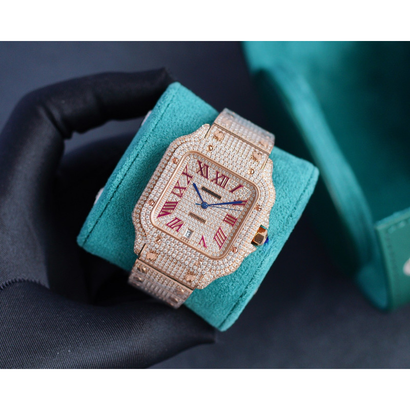 cartier santos de cartier Di*m*nds watches