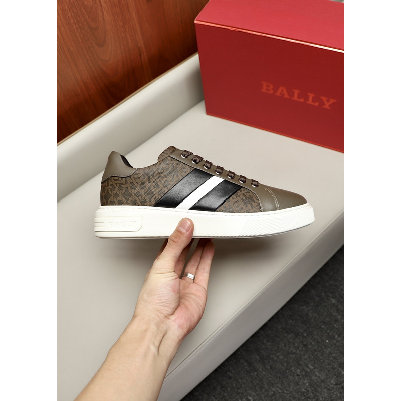 Bally Wiky low-top Sneaker Olive & Black