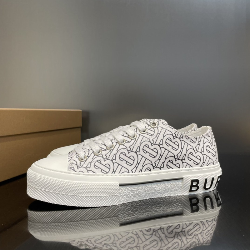 B**rry tb monogram sneakers black and white