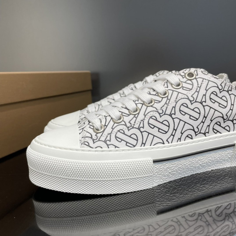 B**rry tb monogram sneakers black and white