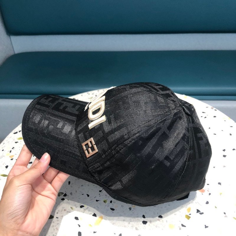 F**di hat korean embroidery letter wild baseball cap street fashion