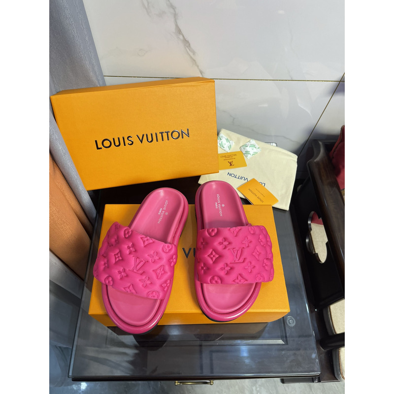 l**is V*t*n pool pillow comfort mules fuchsia