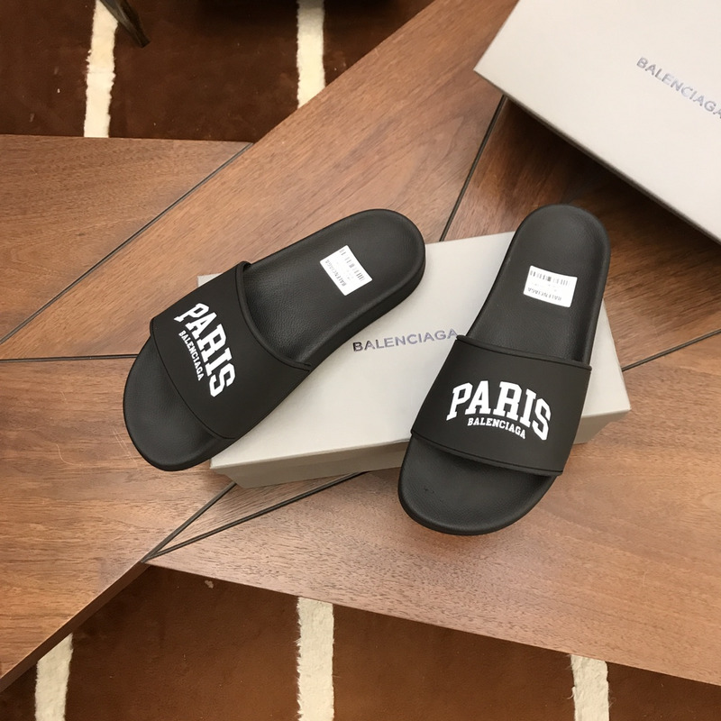 Ba*len*cia*ga paris pool slides black