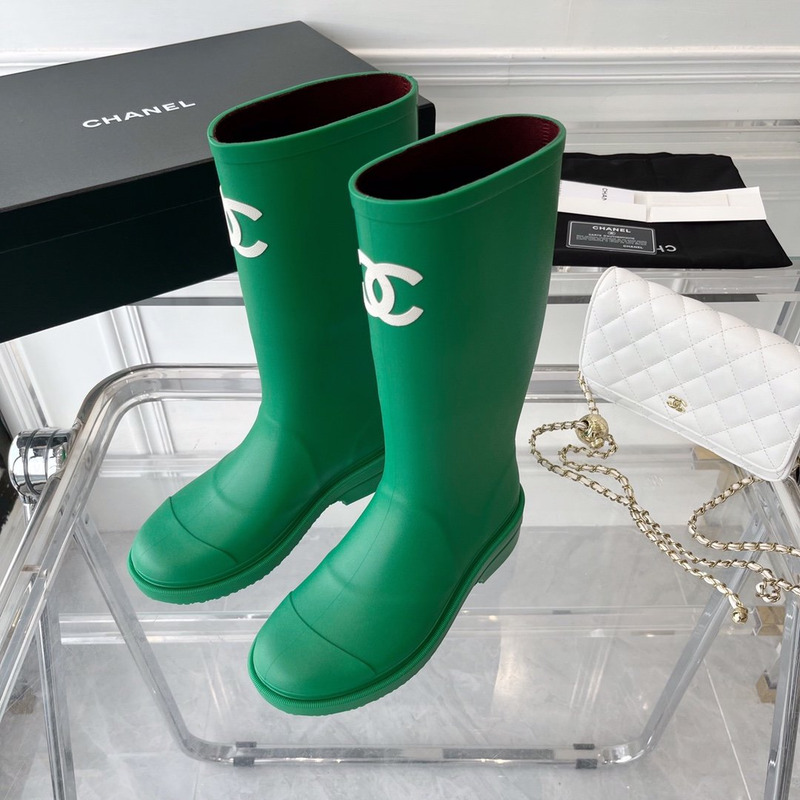 Ch*el wellington boots green