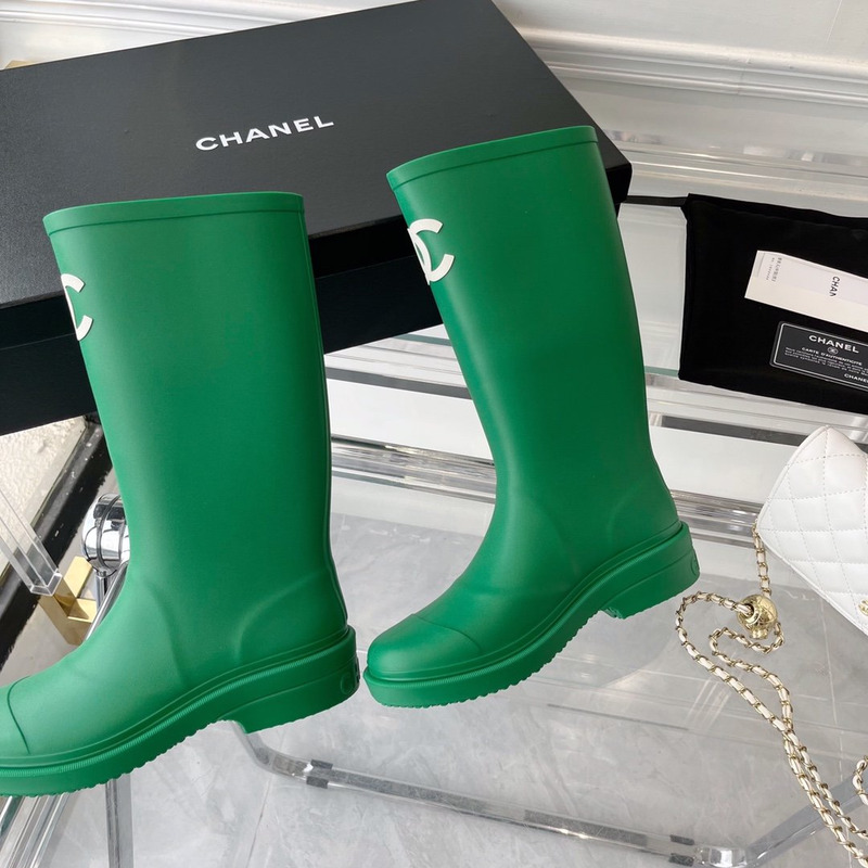 Ch*el wellington boots green