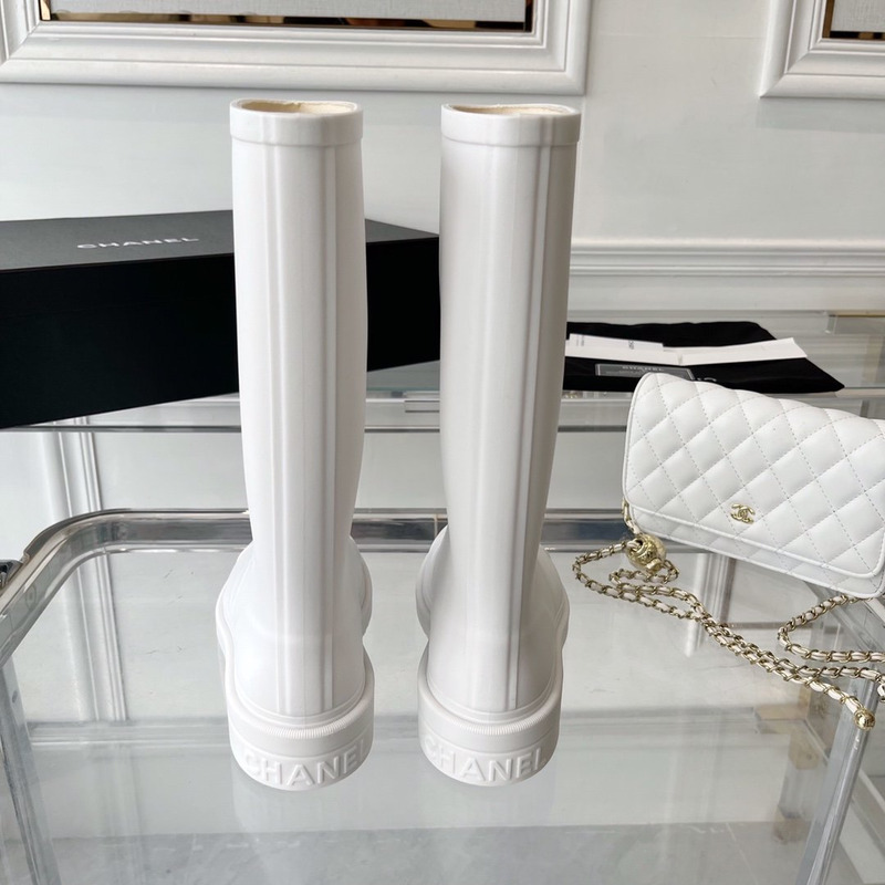 Ch*el wellington boots white