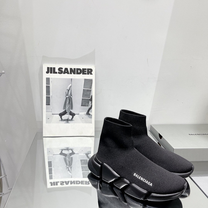 Ba*len*cia*ga speed 2.0 recycled knit sneaker black