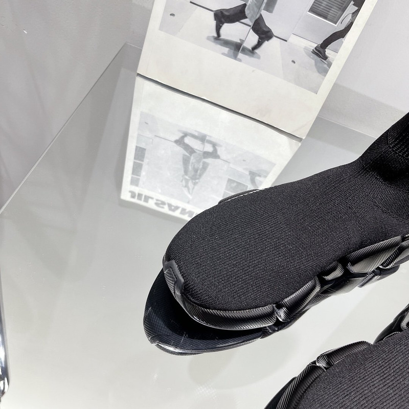 Ba*len*cia*ga speed 2.0 recycled knit sneaker black