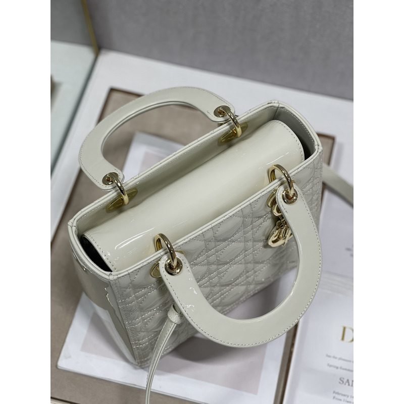 lady D*or my abcD*or handbag white m