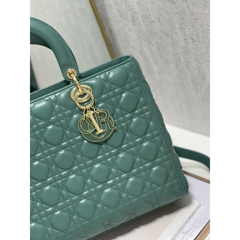 lady D*or my abcD*or handbag green 32×12×24cm