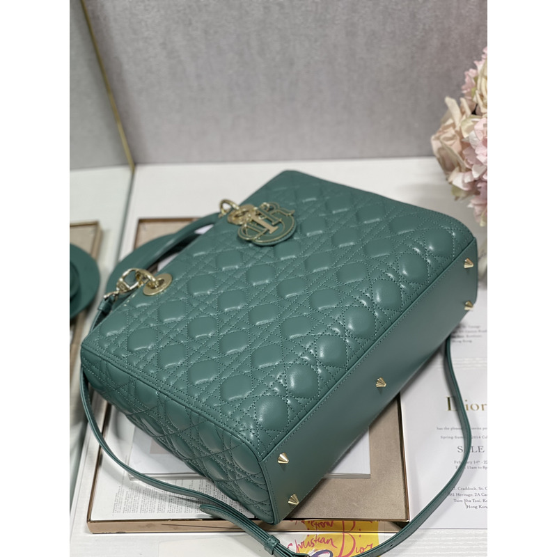 lady D*or my abcD*or handbag green 32×12×24cm