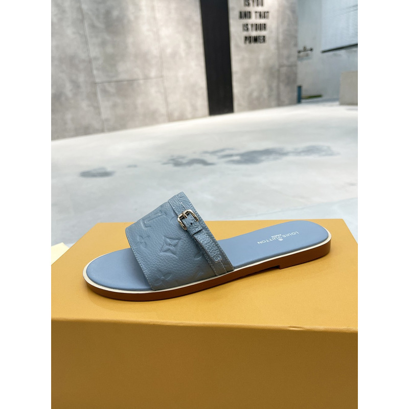 l**is V*t*n flat mules blue