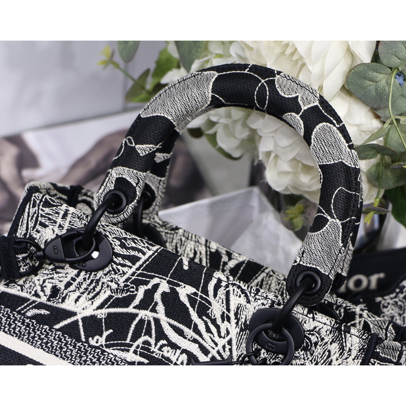 D*or lady d-lite handbag navy blue