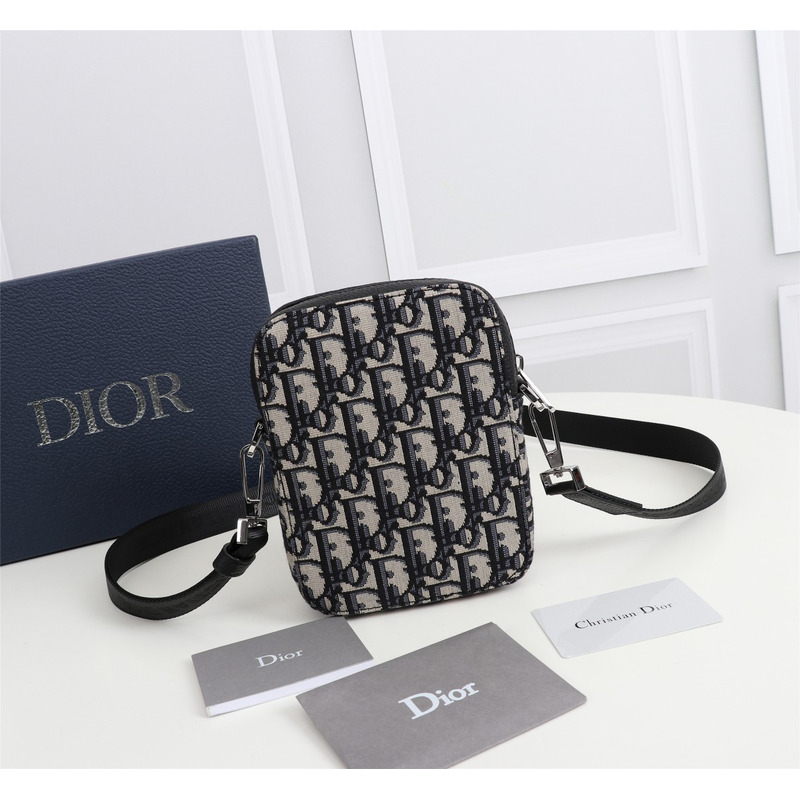 D*or mini roller messnager bag beige and black