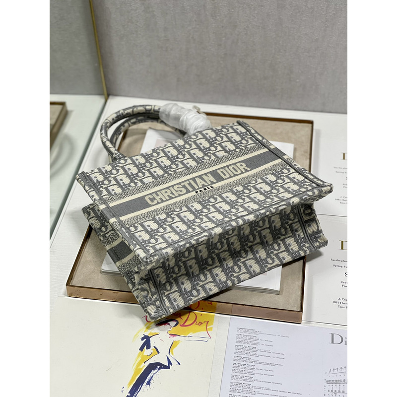 D*or book tote printed embroidery handbag kahaki s