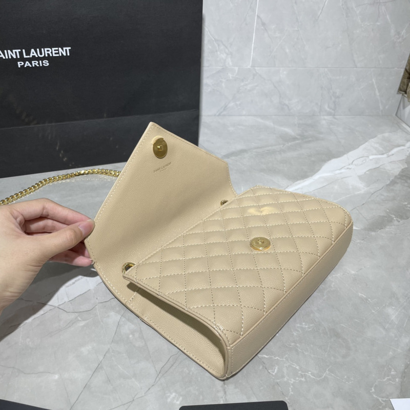 Saint Laurent Monogram Mix Matelasse Yellow