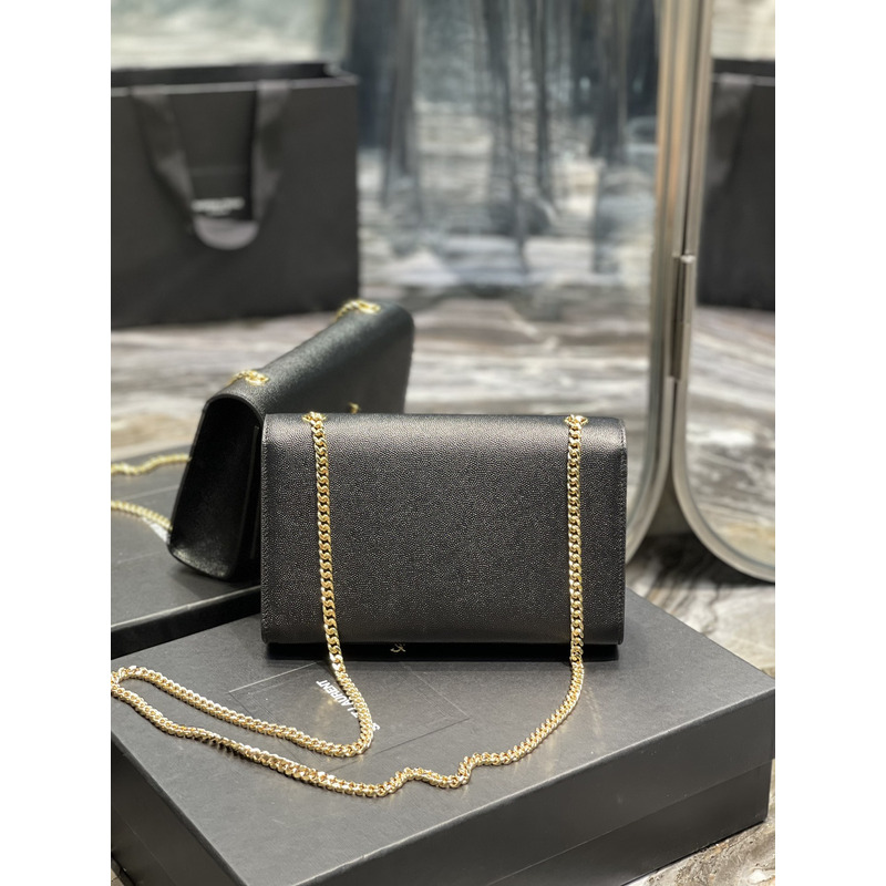 Saint Laurent Kate Shoulder Bag Black