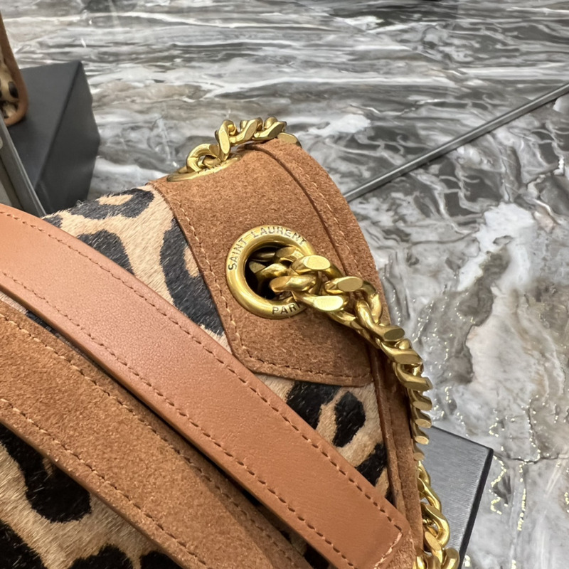 Saint Laurent Niki Leopard Print Shoulder Bag 28×20.5×8.5cm